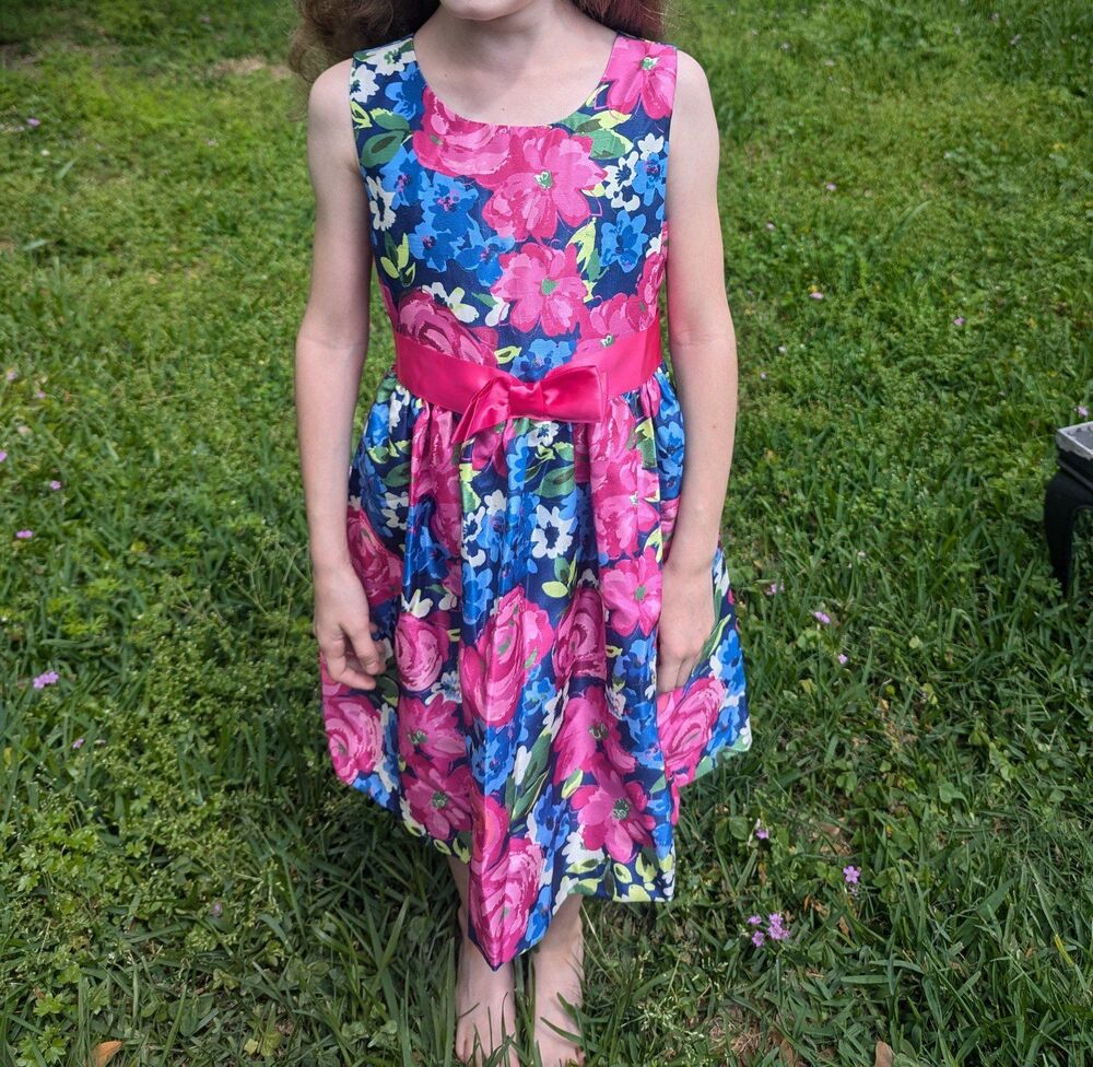 Bonnie Jean girls floral dress 6x